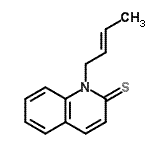 CAS 登录号：22977-76-0， 1-[(2E)-2-丁烯-1-基]-2(1H)-喹啉硫酮