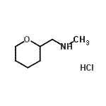 CAS 登录号：23008-93-7， N-甲基-1-(四氢-2H-吡喃-2-基)甲胺盐酸盐(1:1)
