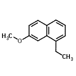CAS 登录号：23076-74-6， 1-乙基-7-甲氧基萘