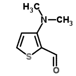 CAS 登录号：230972-06-2， 3-(二甲基氨基)-2-噻吩甲醛
