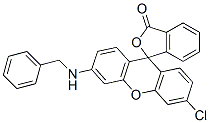 CAS 登录号:23160-51-2, 6-(苄基氨基)-3-氯螺(异苯并呋喃-1(3H)-9(9H)-氧杂蒽)-3-酮