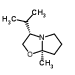 CAS 登录号：231613-56-2， (3S,7aR)-3-异丙基-7A-甲基六氢吡咯并[2,1-b][1,3]恶唑