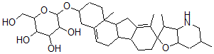CAS 登录号：23185-94-6， 11-去氧代介藜芦碱 beta-D-葡糖苷