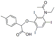 CAS 登录号：23189-43-7， 2-[3-(N-乙基乙酰氨基)-2,4,6-三碘苯氧基]-2-(对甲苯基)乙酸