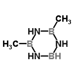 CAS 登录号：23208-27-7， 2,4-二甲基环硼氮烷