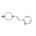 CAS 登录号：232255-56-0， 1-[(E)-2-(2-吡啶基)乙烯基]哌嗪