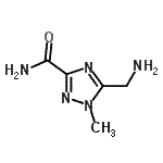 CAS 登录号：232280-82-9， 5-(氨基甲基)-1-甲基-1H-1,2,4-三唑-3-甲酰胺