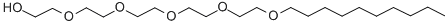 structure of CAS# 23244-49-7, 3,6,9,12,15-Pentaoxapentacosan-1-ol;76436_Fluka;Decyl Pentaethylene Glycol Ether;Decylpentaglycol