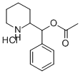 CAS 登录号：23257-56-9， (R*,R*)-(-)-2-(alpha-乙酰氧基苄基)哌啶鎓氯化物