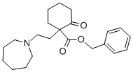 CAS 登录号：23271-63-8， 1-[2-(氮杂环庚-1-基)乙基]-2-氧代-环己烷-1-羧酸苄酯