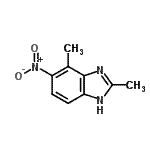 CAS 登录号：23291-69-2， 2,4-二甲基-5-硝基-1H-苯并咪唑