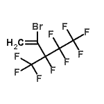 结构式 CAS# 234096-31-2, 2-溴-3,4,4,5,5,5-六氟-3-(三氟甲基)-1-戊烯