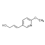 CAS 登录号：234109-17-2， (2E)-3-(6-甲氧基-3-吡啶基)-2-丙烯-1-醇
