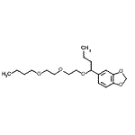CAS 登录号：23473-61-2， 5-{1-[2-(2-丁氧基乙氧基)乙氧基]丁基}-1,3-苯并二氧戊环