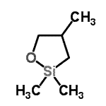 CAS 登录号：23483-33-2， 2,2,4-三甲基-1,2-氧杂硅杂环戊烷