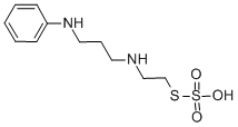 CAS#: 23563-75-9， Thiosulfuric Acid, S-(2-((3-Anilinopropyl)Amino)Ethyl) Ester
