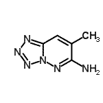 CAS 登录号：23590-48-9， 7-甲基四唑并[1,5-b]哒嗪-6-胺