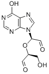 CAS 登录号：23590-99-0， (alphaR)-alpha-[(R)-1-甲酰基-2-羟基乙氧基]-1,6-二氢-6-氧代-9H-嘌呤-9-乙醛