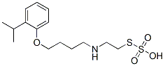 CAS 登录号：23618-00-0， 硫代硫酸氢 S-[2-[[4-(2-异丙基苯氧基)丁基]氨基]乙基]酯