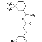 CAS 登录号：236391-76-7， 2-[1-(3,3-二甲基环己基)乙氧基]-2-氧代乙基丙酸酯