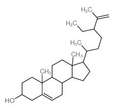 CAS 登录号：2364-23-0， (3b,24S)-豆甾-5,25-二烯-3-醇