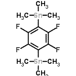 CAS 登录号：23653-80-7， (2,3,5,6-四氟-1,4-亚苯基)二(三甲基锡烷)