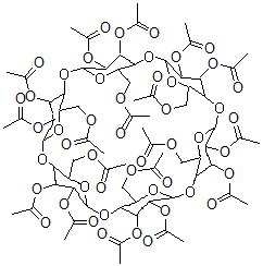 CAS 登录号：23661-37-2， alpha-环糊精十八乙酸酯