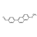 CAS#: 237069-43-1， 4-(6-Methoxy-2-Naphthyl)Benzaldehyde