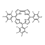 CAS 登录号：238402-21-6， (1Z,4Z,9Z,14Z)-5,10,15-三(2,3,4,5,6-五氟苯基)-21H-咕啉