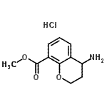 CAS 登录号：238764-30-2， 甲基4-氨基-8-色满羧酸酯盐酸盐(1:1)