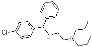 CAS 登录号：23892-36-6， N'-[alpha-(4-氯苯基)苄基]-N,N-二丙基乙二胺