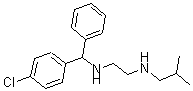 CAS 登录号：23892-44-6， N-[alpha-(4-氯苯基)苄基]-N'-异丁基乙二胺