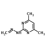CAS 登录号：23903-68-6， 甲醛(4,6-二甲基-2-嘧啶基)腙