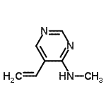 CAS 登录号：23956-20-9， N-甲基-5-乙烯基-4-嘧啶胺
