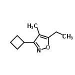 CAS#: 23999-68-0， 3-Cyclobutyl-5-Ethyl-4-Methyl-1,2-Oxazole