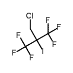结构式 CAS# 240122-22-9, 2-(氯甲基)-1,1,1,3,3,3-六氟-2-碘丙烷