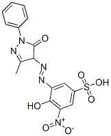 CAS#: 24041-30-3， 3-[(4,5-Dihydro-3-Methyl-5-Oxo-1-Phenyl-1H-Pyrazol-4-Yl)Azo]-4-Hydroxy-5-Nitrobenzenesulphonic Acid