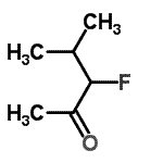 CAS 登录号：24083-44-1， 3-氟-4-甲基-2-戊酮