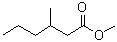 CAS 登录号：2412-81-9， 3-甲基己酸甲酯