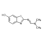 CAS 登录号：2415-56-7， N'-(6-羟基-1,3-苯并噻唑-2-基)-N,N-二甲基亚氨代甲酰胺