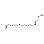 CAS 登录号：2416-20-8， (11Z)-11-十六碳烯酸