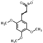 CAS 登录号：24160-51-8， 1,2,4-三甲氧基-5-(2-硝基乙烯基)苯