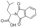 结构式 CAS# 2419-38-7, (alphaS)-1,3-二氢-alpha-(2-甲基丙基)-1,3-二氧代-2H-异吲哚-2-乙酸