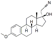 CAS 登录号：24284-84-2， (17a)-17-羟基-3-甲氧基-19-去甲孕甾-1,3,5(10)-三烯-21-腈