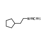 CAS 登录号：24321-79-7， (2-异硫氰酸基乙基)环戊烷