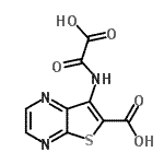 CAS 登录号：243463-04-9， 7-[(羧基羰基)氨基]噻吩并[2,3-b]吡嗪-6-羧酸