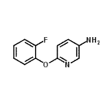 CAS 登录号：243644-24-8， 6-(2-氟苯氧基)-3-吡啶胺