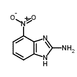 CAS 登录号：24370-22-7， 4-硝基-1H-苯并咪唑-2-胺