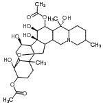 CAS 登录号：24381-53-1， (5Xi,7alpha,8Xi,9Xi,10Xi,12Xi,13Xi,15alpha,17Xi,22Xi,25Xi)-4,7,14,15,20-五羟基-4,9-环氧瑟烷-3,16-二基二乙酸酯