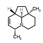 CAS 登录号：243865-42-1， (5R,7aS,9aS,9bS)-5,9A-二甲基-2,3,5,7A,8,9,9A,9B-八氢-1H-环戊二烯并[Ij]喹嗪